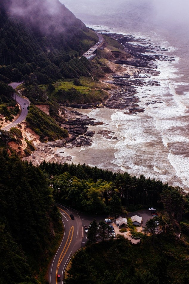 Oregon’s Pacific coast, The Cape Perpetua Scenic Area