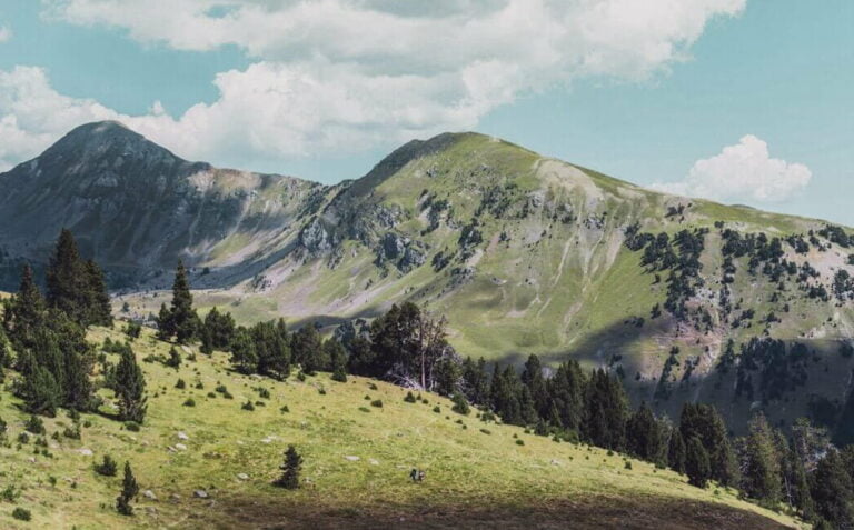 Frech Pyrenees lanscape