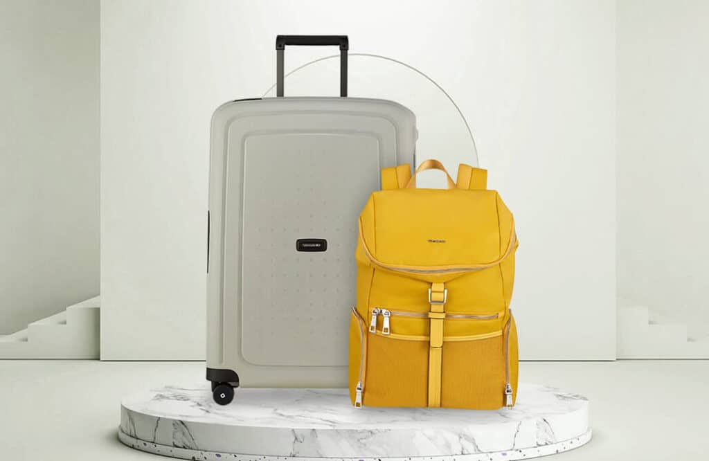 Most well-known luggage brand Samsonite