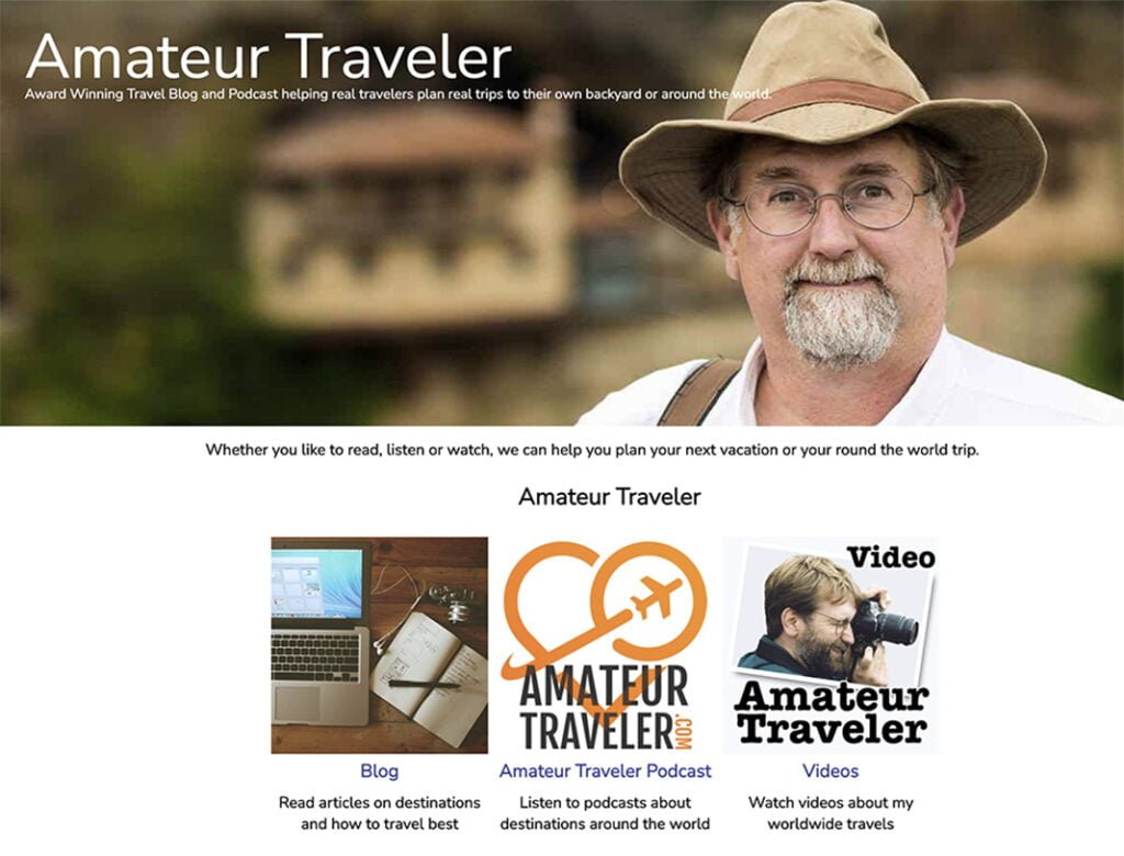 Amateur Traveler Travel Podcast by Chris Christensen