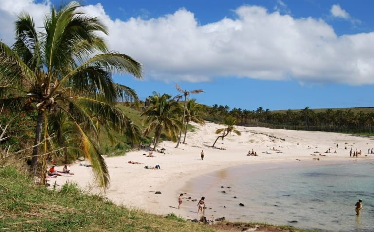 anakena beach easter island