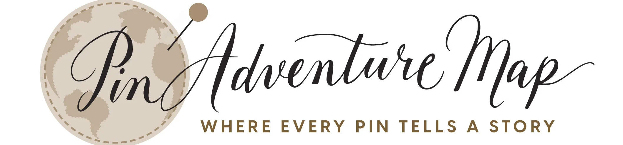 Pin adventure map logo